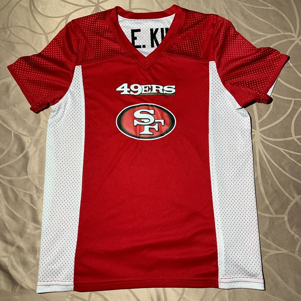 Augusta San Francisco 49ers NFL Flag Football Reversible Jersey Youth Size XL - Picture 1 of 12